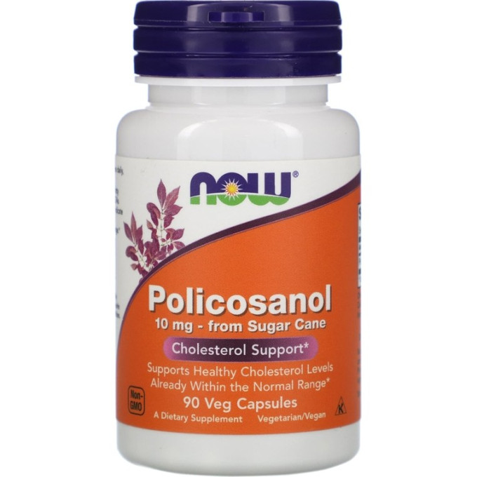 Поликозанол NOW FOODS, POLICOSANOL 10 мг (90 капс.) NS1823